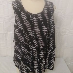 ❤️ Last Chance❤️Worthington Black/ White Ruffell